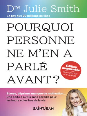 cover image of Pourquoi personne ne m'en a parlé avant, éd. augmentée